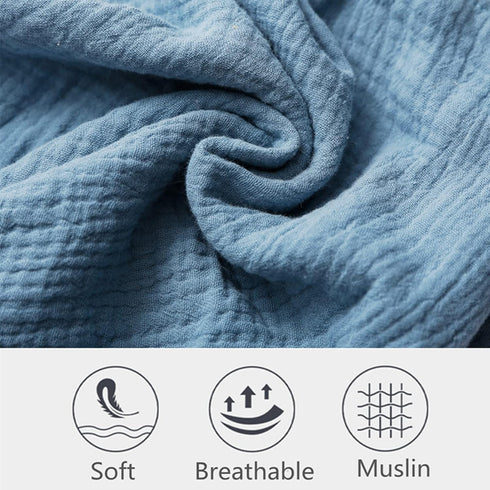 insular Baby Lovey Blanket for Boys and Girls, Cotton Muslin Security Blanket for Babies, Soft Breathable Lovie Soothing Towel for Newborn and Inf...