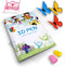 3D Printing Drawing Book, Reusable Colorful 40 Patterns Thick Paper Template with a Clear Plate, Painting Graffiti Template for 3D Pen Kids DIY Gi...