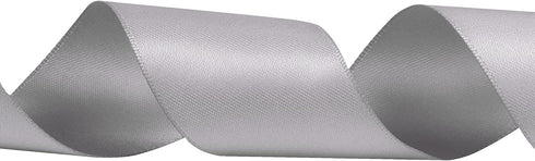 VATIN Double Face Deep Silver Satin Ribbon 1-1/2" Continuous 25 Yards,Silver Polyester Fabric Ribbon use for Bows Bouquet, Gift Wrapping, Floral A...