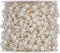 KUPOO 200feet Roll Pearls Beads DIY Party Garland Wedding Centerpieces Bridal Bouquet Crafts Decoration (8+3mm Pearls- Ivroy)...