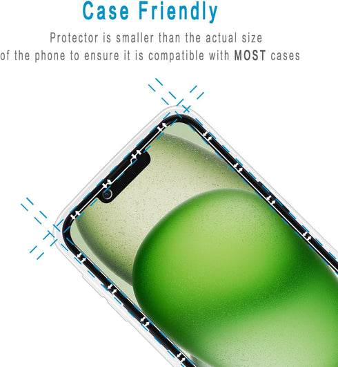 HPTech 2 Pack Privacy Screen Protector Designed for iPhone 14 Anti-Spy Tempered Glass 6.1-inch, Anti Scratch, Bubble Free...