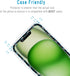 HPTech 2 Pack Privacy Screen Protector Designed for iPhone 14 Anti-Spy Tempered Glass 6.1-inch, Anti Scratch, Bubble Free...