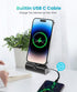 Small Portable Charger for iPhone 14/15 Pro Max, 5000mAh Mini Power Bank Builtin USB C Cable 15W Fast Battery Charger Bank Compatible with iPhone/...