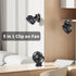 Clip on Fan, 5000mAh USB Charging Portable Battery Fans, 6Inch Quiet USB Personal Desk Fan, 3 Speeds, 720° angle adjustment, Small Stroller Fan fo...