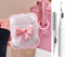 Cute AirPods 2/1 Generation Clear Case, Girly 3D Bow Design Soft TPU Protective Shockproof Kawaii for Apple iPod 2nd/1st Generation Cover with Cle...