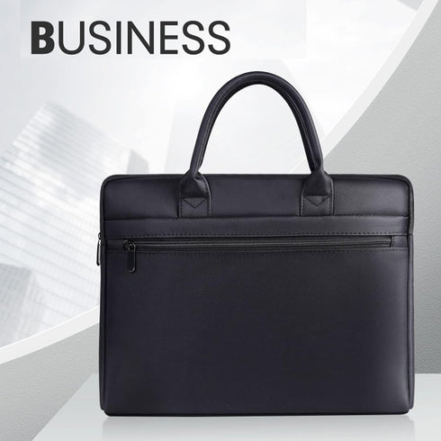 enyuwlcm Waterproof Oxford Handle Document Bag Briefcase for Men File Tote Bag for Carrying Paper Files Black...