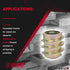 E-Z LOK Hex Threaded Inserts for Soft Wood, Zinc Alloy Flush Thread Insert 10-24 x 10mm Length, Pack of 50, (801024-10)...