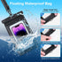 2 Pack Waterproof Phone Pouch Floating Large Waterproof Cellphone Dry Bag Case for iPhone 14 13 12 11 Pro Max XS XR X Galaxy S21 Samsung S22 Up to...