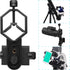 Metal Smartphone Telescope Adapter Camera Mount, Universal Phone Mount, Work with for Telescope Spotting Scope Microscope Monocular Binocular...