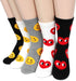 Big Smiley Heart Socks (Crew 5 Pairs) BS 15...