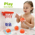 Bath Toys, Bathtub Basketball Hoop for Kids, Toddlers, Boys, and Girls, 3 Balls No Holes, Mold Free Bath Toys and Strong Suction Cup, Fun Bathtub ...