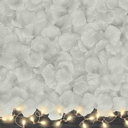 4500 Pack White Rose Petals,Artificial Roses Flower Petals for Romantic Night,Valentine's Day and Weddings...