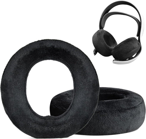 Earpad for PlayStation Pulse Elite Wireless Headset earpads replacement pads (Black velvet)...