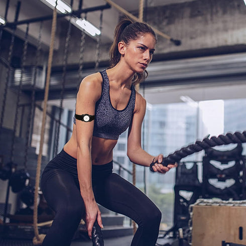 Armband for Freestyle Libre 1 & 2 14 Day, Insulin Pod Monitoring System Protection Sensor Cover Diabetes CGM Holder, 4" to 16" Adjustable Active A...
