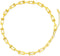 Chunky Gold Necklace For Women, Gold Choker Necklaces, Ushape Gold Paperclip Chain Necklace, Gold Link Chain necklace, 16+2", Gold Plated, No Gems...
