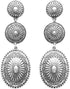Rosemarie Collections Women's Statement Western Style Triple Concho Dangle Earrings, 2.87"...