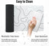 Ovenbird Large Gaming Mouse Pad with Stitched Edges, Minimalist Topographic Map Desk Mat, Extended XL Mousepad with Anti-Slip Base, Cool Desk Pad ...