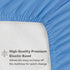 Everyday Kids 2 Pack Fitted Boys Crib Sheet, 100% Soft Breathable Sheet, Fits Standard Size Crib Mattress 28in x 52in, Nursery Sheet - Train/Light...