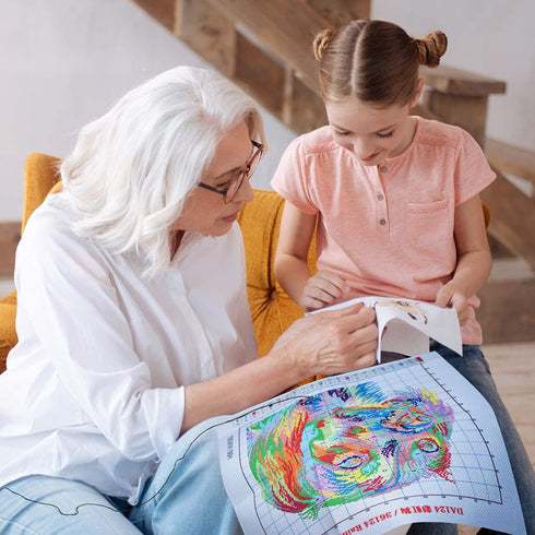 Stamped Cross Stitch Kits for Beginners Full Range of Crossstitching Kits Preprinted Pattern for Kids or Adults, Embroidery Needlepoint Starter Ki...