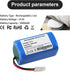 H18650CH-4S1P Vacuum Compatible for Xiaomi MI G1, Mop Essential G1 MJSTG1, SKV4136GL, MC-WRC53,Phicomm X3 Robot Vacuum Cleaner 2600mAh 14.4V...