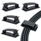 Cable Clips 50PCS, Self Adhesive Cable Management Clips, Cord Organizer Wire Clips Cord Holder for Appliances PC Wall Ethernet Cable Under Desk Ni...