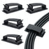 Cable Clips 50PCS, Self Adhesive Cable Management Clips, Cord Organizer Wire Clips Cord Holder for Appliances PC Wall Ethernet Cable Under Desk Ni...