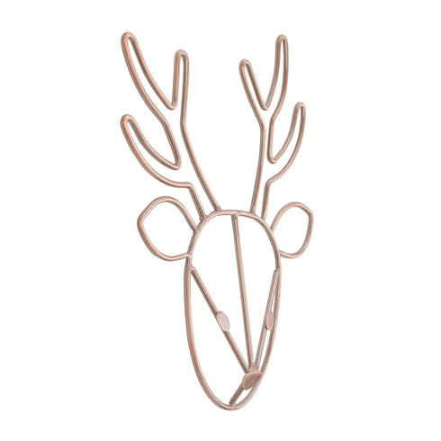 NoJo Deer Shaped Wire Nursery Wall Decor, Finish, Copper...
