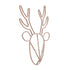 NoJo Deer Shaped Wire Nursery Wall Decor, Finish, Copper...