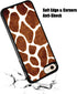for iPhone 8 Plus, iPhone 7 Plus, Art Design Soft Back Case Phone Cover, HOT12232 Giraffe Pattern...