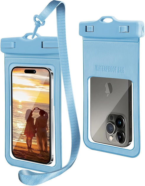 Universal Waterproof Phone Case, Large Dry Bag for iPhone 15 14 13 Pro Max, IPX8 Lightweight Cellphone IPX8 Cellphone Kayak Accessories, Beach Ess...