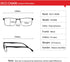 OCCI CHIARI Blue Light Blocking Glasses for Men Metal Frame Eyeglasses Men's Computer Glasses Clear Lense...