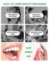 3 Count Mint Breath Spray Mouth Spray Breath Freshener Oral Care for All Ages 0.33OZ (10ML) Mint Peach Flavor...