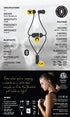 Wicked Audio Bandido Wireless — Bluetooth Earbuds with Microphone and Track Control — Wireless Headset with Metal Housing, Loop and Fin Attachment...