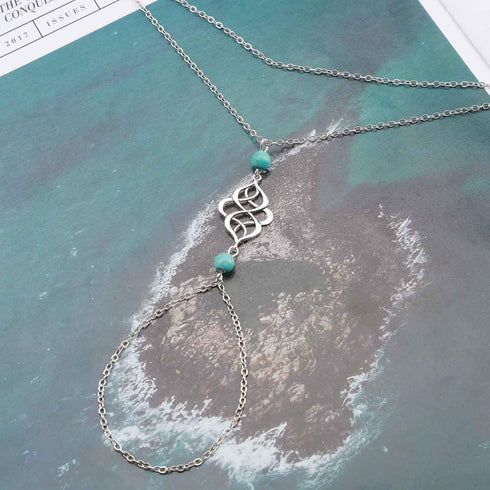 Boho Turquoise Ring Toe Anklet Silver Ankle Bracelet Vintage Knot Anklets Summer Silver Barefoot Sandals Chain Beach Foot Chain Jewelry for Women ...
