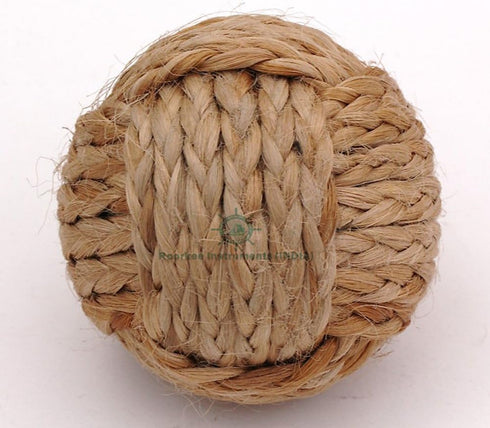 Roorkee Instruments 5pcs 2.5 Inch Rustic Nautical Decorative Spherical Natural Jute Rope Cotton Ball Home Tabletop Décor Vase & Tray Bowl Filler...