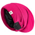 YANIBEST Silk Satin Bonnet Hair Wrap for Sleeping, Adjustable Slouchy Beanie for Women, Silk Lined for Curly Hair and Braids, Hot Pink...