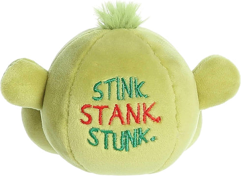 Aurora® Whimsical Dr. Seuss™ Stress Ball Grinch: Stink Stank Stunk Stuffed Animal - Magical Storytelling - Officially Licensed - Green 3.5 Inches...