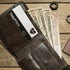 Stainless Steel Wallet Card, Engraved 'Husband' with Love Note for Anniversary, Birthday, Christmas, Valentine's Day...