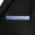 S&W SHLAX&WING Tie Sets for Men Dress Neckties Light Blue Solid Extra Long Matching Pocket Square...