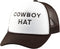 Cowboy Trucker Hat - Cowboy Trucker Hat for Men, Brown Cowboy Baseball Cap...
