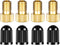 Presta Valve Adapter, Convert Presta to Schrader Adaptor for Bike, Inflate Tire Using Standard Pump or Air Compressor, Tire Valve Caps(4PCS)...