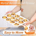 CAKETIME Silicone Muffin Pan, Metal Reinforced Frame Regular Size Cupcake Pan with Handle 12 Cups Nonstick Muffin Pan for Baking BPA Free 1 Pack C...