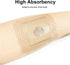 Carbou Silicone Foam Dressing with Gentle Border,4"x4" Adhesive Waterproof and High Absorbency Square Wound Care Dressing Bandage for Pressure Sor...