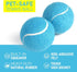 PrimePets Tennis Balls for Dogs, 2.5 Inch, 12 Pack, Squeaky Dog Toy, Interactive Pet Fetch Ball for Medium and Large Dogs, Squeaky Dog Toys (Rando...