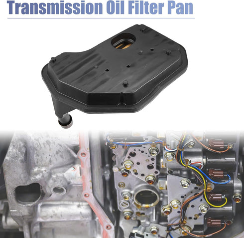 X AUTOHAUX 24208576 Automotive Transmission Filter Oil Pan for GMC Sierra 1500 1999-2013...