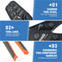 iCrimp IWC-1424A Crimping Tools for Deutsch DT Series Stamped & Formed Contact, Open Barrel Terminal Crimping Tool, AWG14 to AWG24 Wire Crimper...