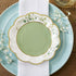 Kate Aspen Sage Green Party Decorations, Eucalyptus Floral Print 7 in. Decorative Premium Paper Plates (350 GSM weight -Set of 16) - Perfect for G...
