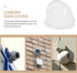HOMSFOU Universal Sun Rain Shade Camera Cover Shield Outdoor Security Survielance Camera Shield Protector Protective Roof for Nest/Ring/Arlo/Dome/...