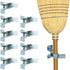 Harrier Wall-Mount Spring Clamps for Tools, Rakes and Brooms, 10-Pack...