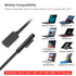 Surface to USB C Charging Cable (Female USB-C, 20 cm), Compatible with Microsoft Surface Pro 7/6/5/4/3 Go3/2/1 Laptop4/3/2/1, Requires 45W 15V/3A ...